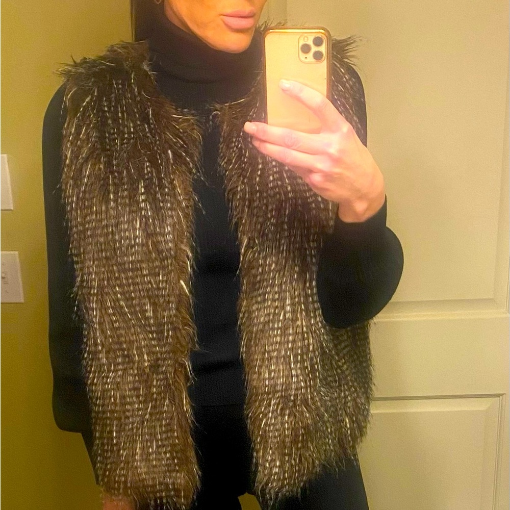 Cato Faux Fur Vest Size XL